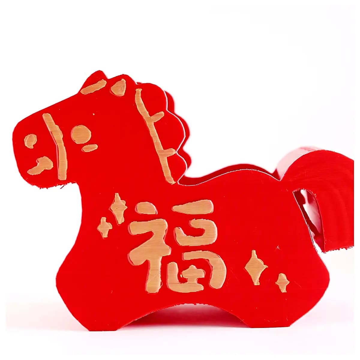 Year of the Horse Stationery Box Holder Organizer Desk Accessory Writing Supplies Gift Decoration Memorial