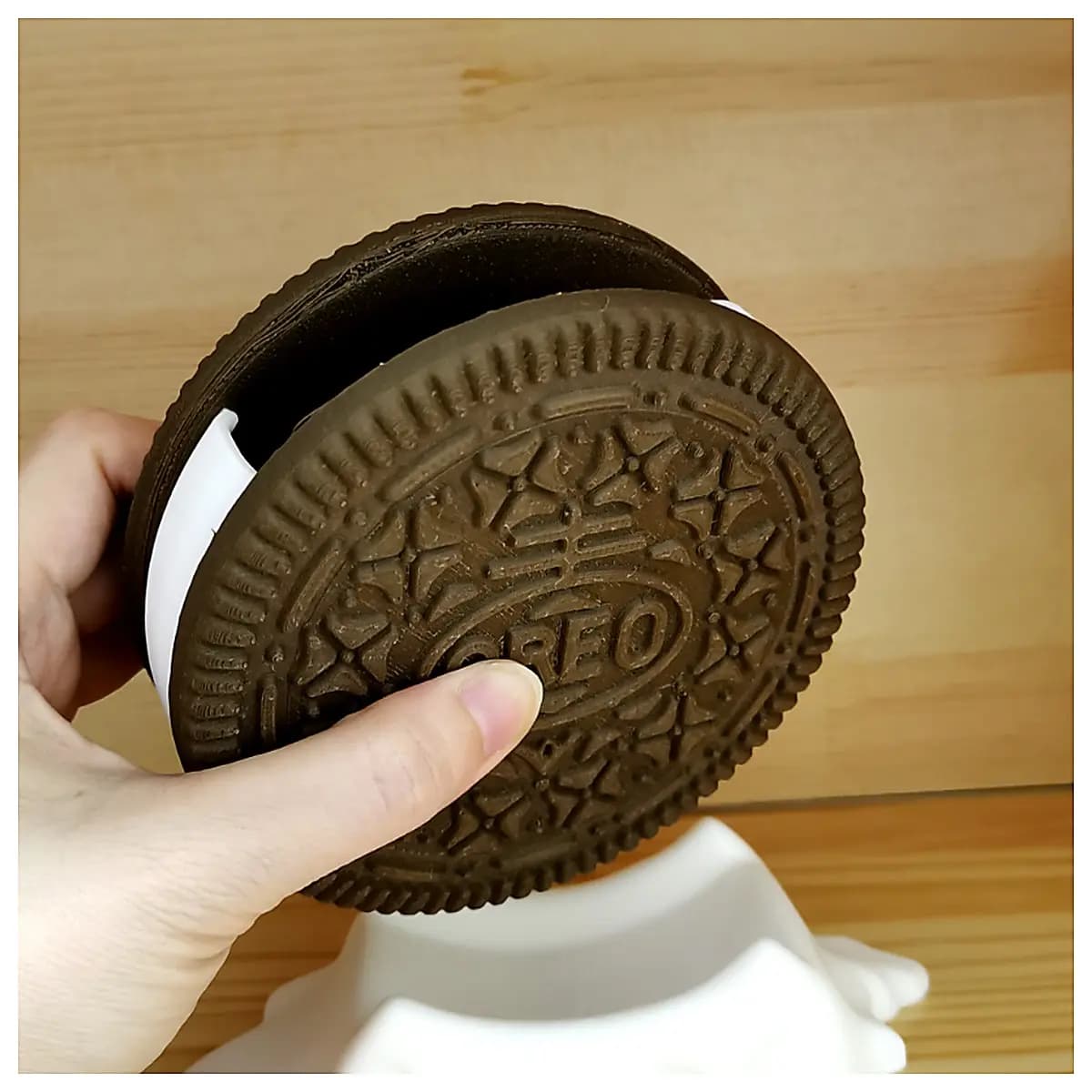 Cookie Holder Dispenser Snack Container Desktop Organizer Gift Idea Candy Jar Multi Compartment Storage Decorative Shelf