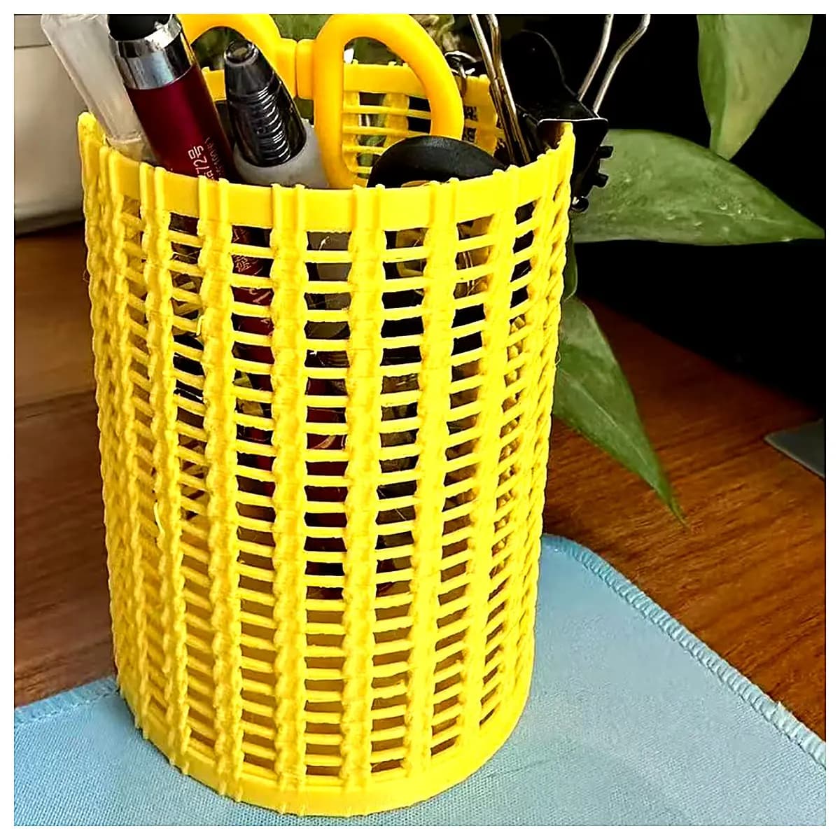Pen Holder Pen Case Student Portable Pencil Case Drawing Tools Organizer Creative Book Clip School Supplies
