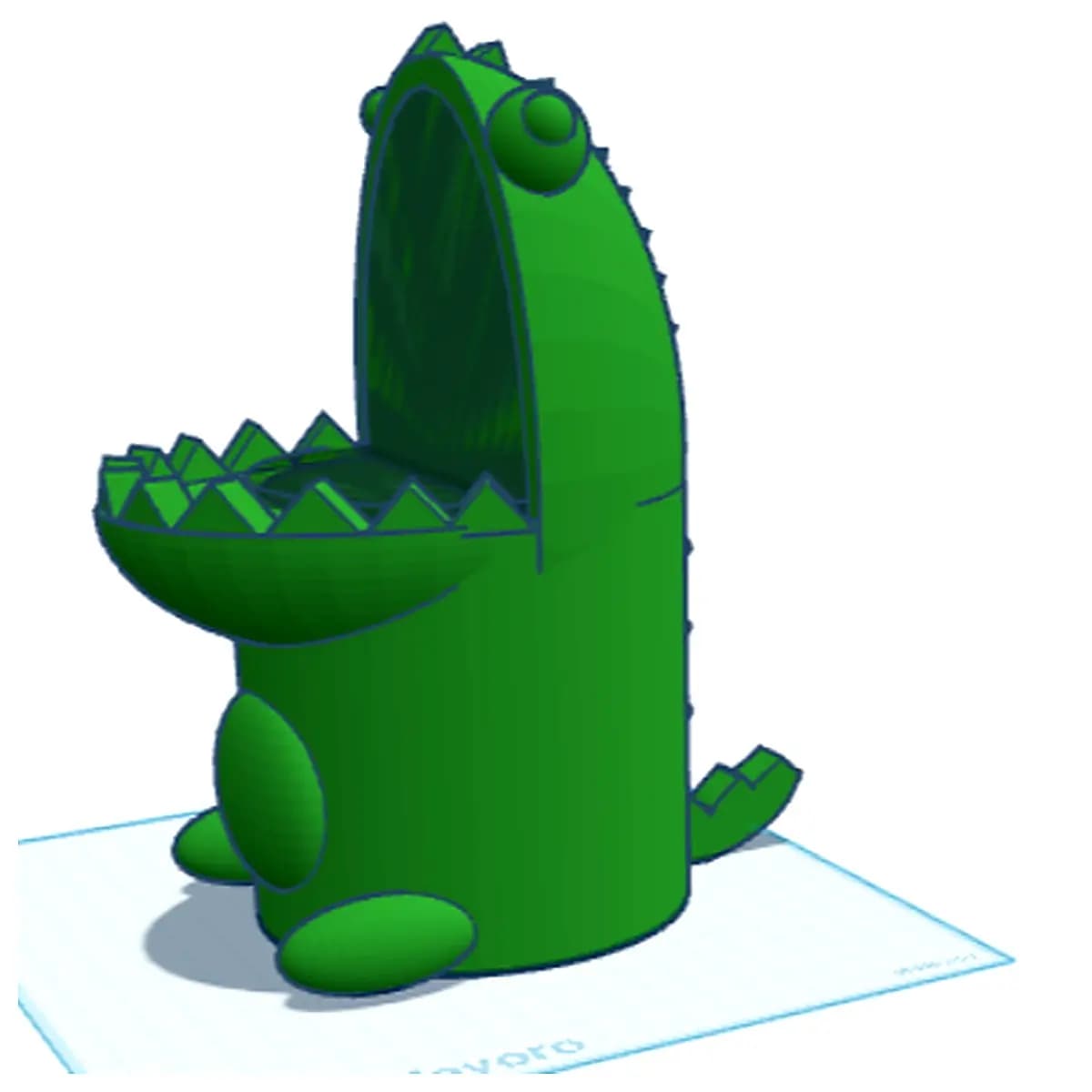 Dinosaur Pencil Holder Jurassic Dino Model Dinosaur Decoration Kids Birthday Gift Dinosaur Collection Creative Pen Case