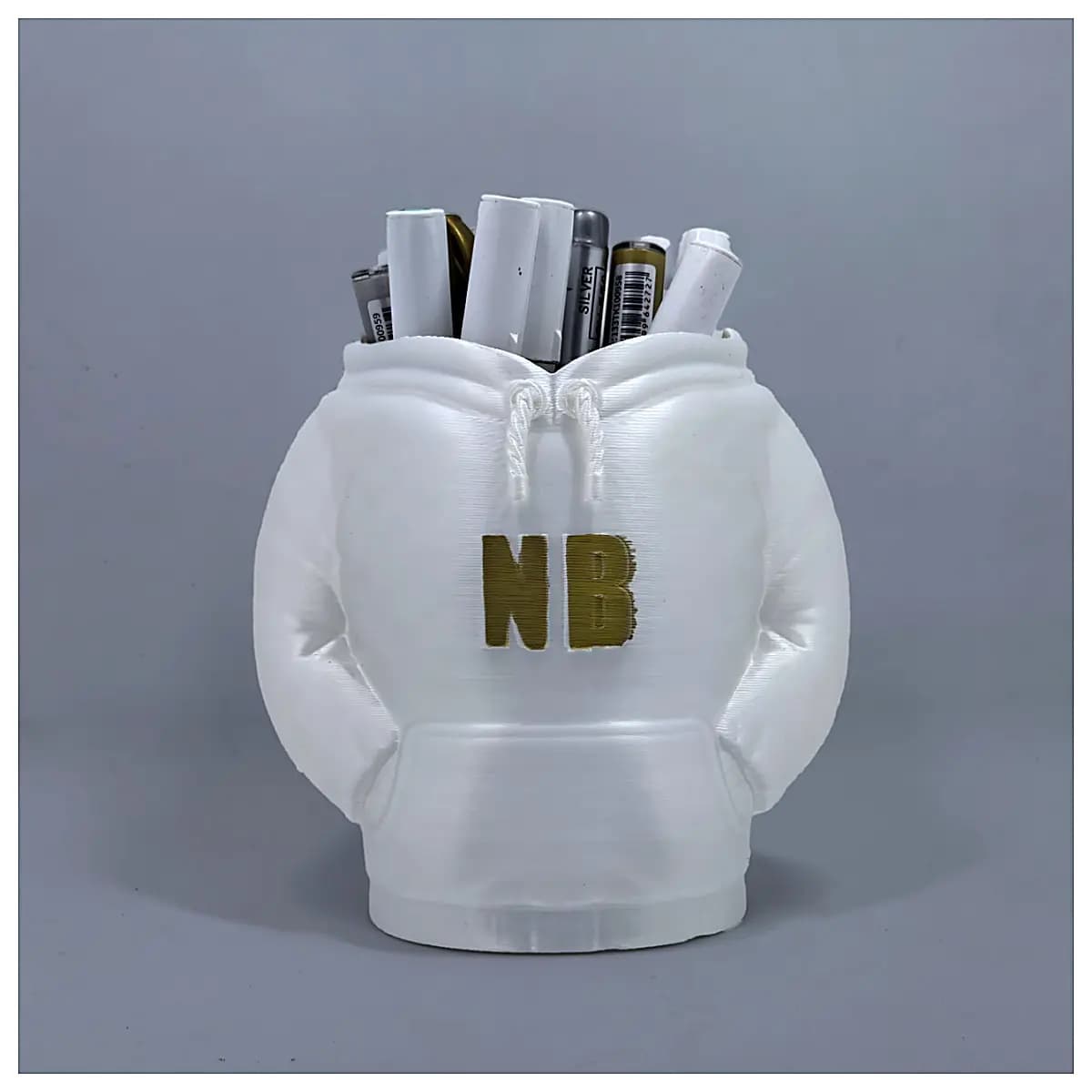 Desktop Organizer Pen Holder Clothes Hanger Storage Box Pen Case Office Storage Desk Organizer Creative Storage Box