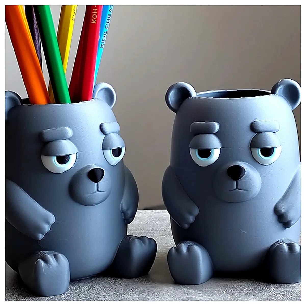 Teddy Bear Plush Toy Cute Gift Children Birthday Gift Pencil Case School Supplies Drawing Tools Student Stationery