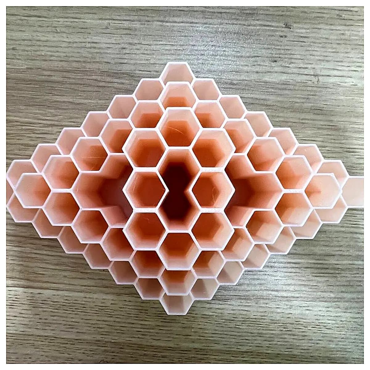 Honeycomb Pencil Holder Organizer Pen Case Desk Storage Supplies Writing Accessory Multi Function Holder Desktop Organizer