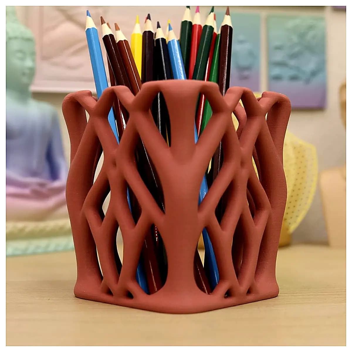 Pen Holder Stand Drawing Support Easel Holder Brush Holder Bracket Art Supplies Painting Accessory Pen Support Stand