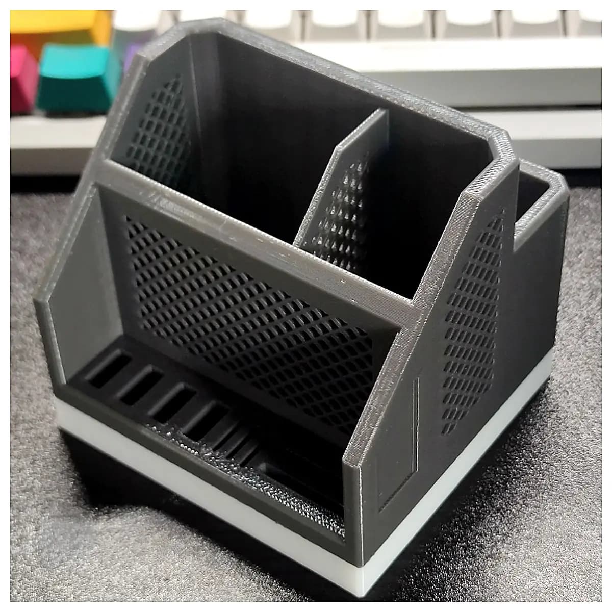 Desk Organizer Pen Holder Box Office Supplies Storage Container Pen Case Accessory Desktop Organizer Stationery Holder