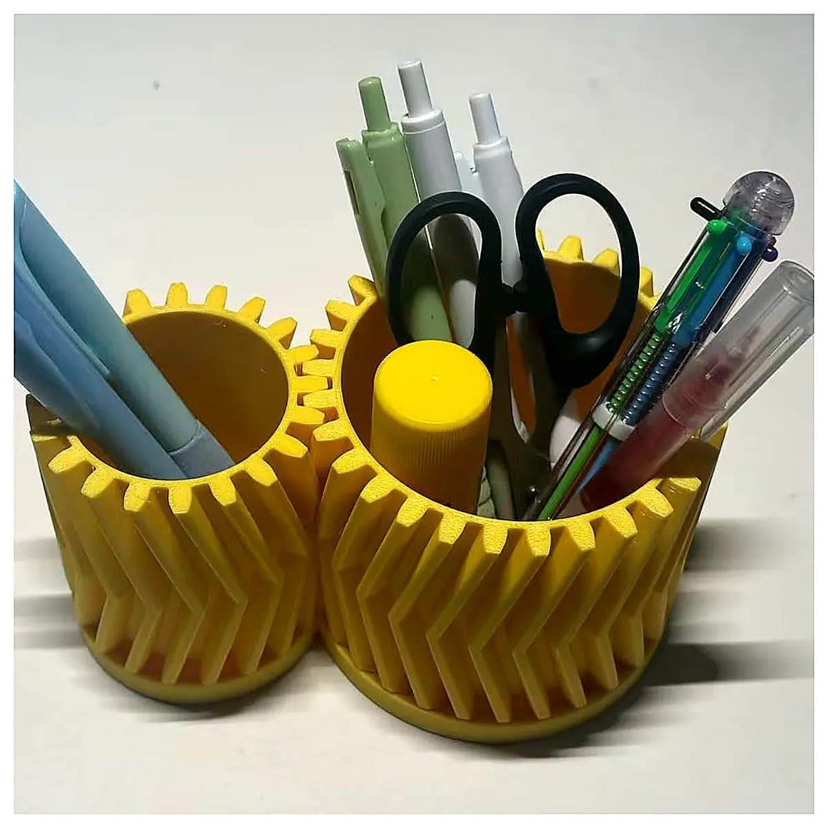 Gear Pencil Holder Large Gear Box Pen Case Mechanical Pencil Holder Office Accessories Study Supplies