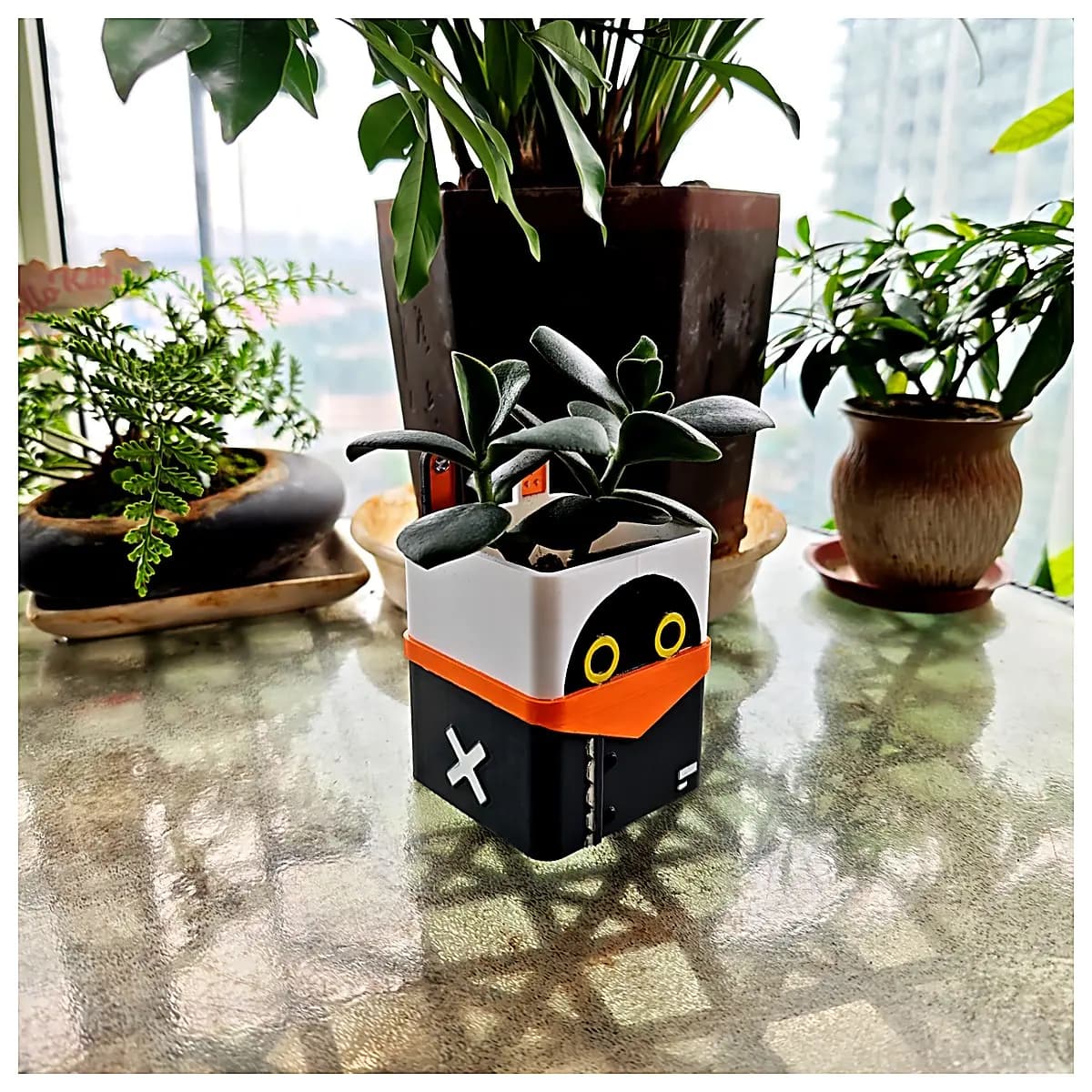 Bangbu Pen Holder Organizer Desk Decoration Flower Pot Stand Creative Pen Holder Multi Function Storage Office Learning Home
