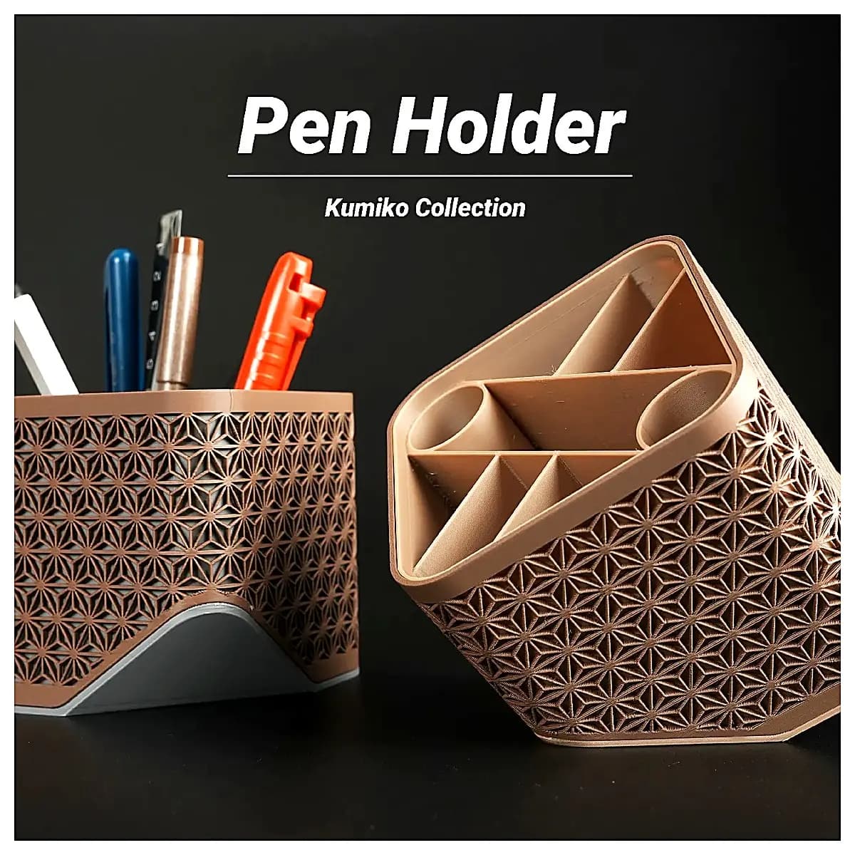 Slanted Pen Bag Holder Incline Pen Case Support Pen Case Accessories Phone Stand Creative Desktop Decoration