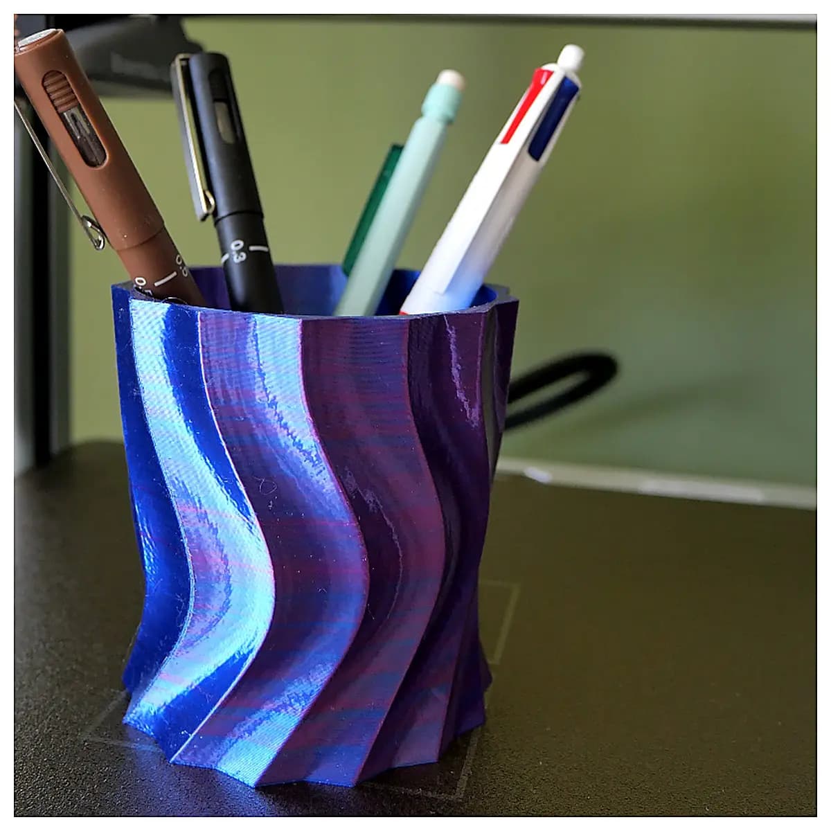 Pen Holder Creative Portable Pen Case Student Book Organizer Phone Stand Protective Cover Office Learning Accessories Multi Function
