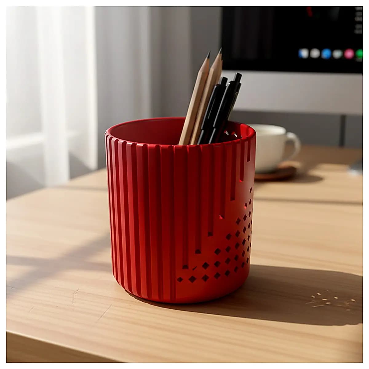 Pen Holder Organizer Desk Accessory Writing Support Pencil Case Holder Portable Stationery Multi Function Pen Protection