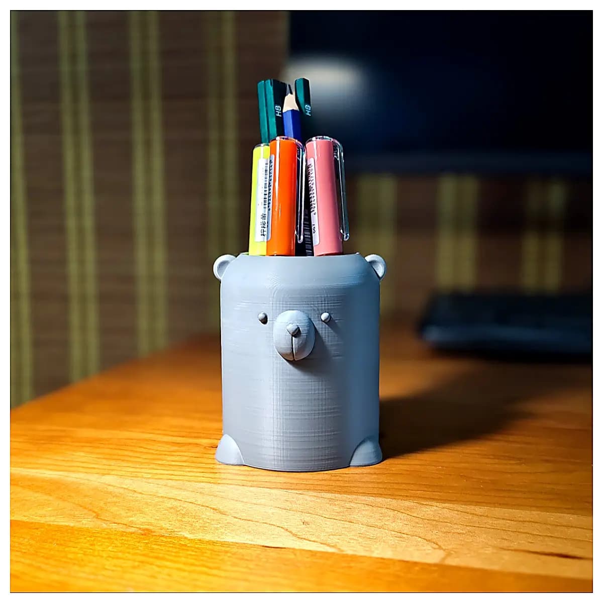 Kids Portable Pencil Case Holder Stationery Organizer Student Writing Supplies Creative Storage Box Mini Kindergarten Compact Pencil Pouch