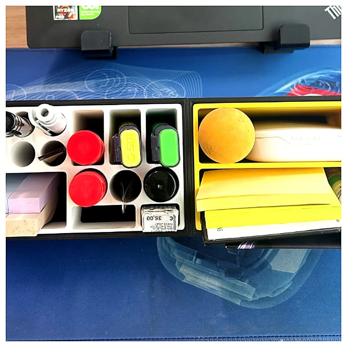 Desktop Pen Holder Organizer Desk Storage Box Pen Case Accessory Holder Stationery Organizer for Office Desk