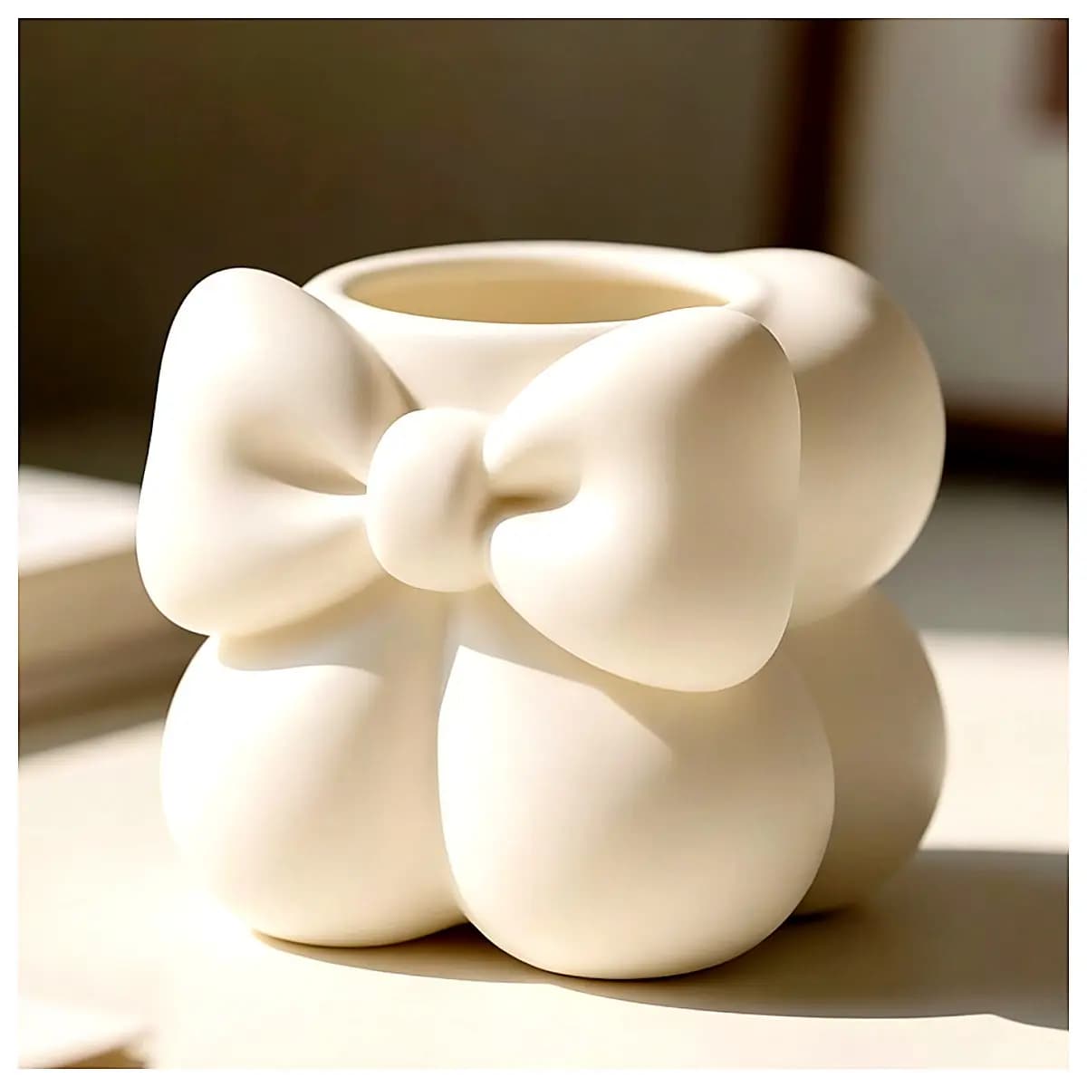 Cute Bow Pen Holder Girls Gift Student Stationery Decoration Desk Accessory Pen Case Creative Accessory Girl Gift