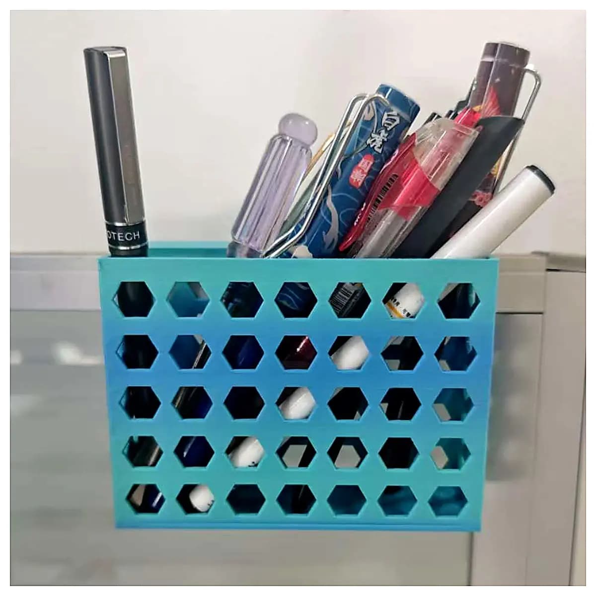 Desk Pen Holder Organizer Desktop Storage Pen Case Pen Tube Bracket Computer Desk Accessories Office Supplies Pen Holder Storage