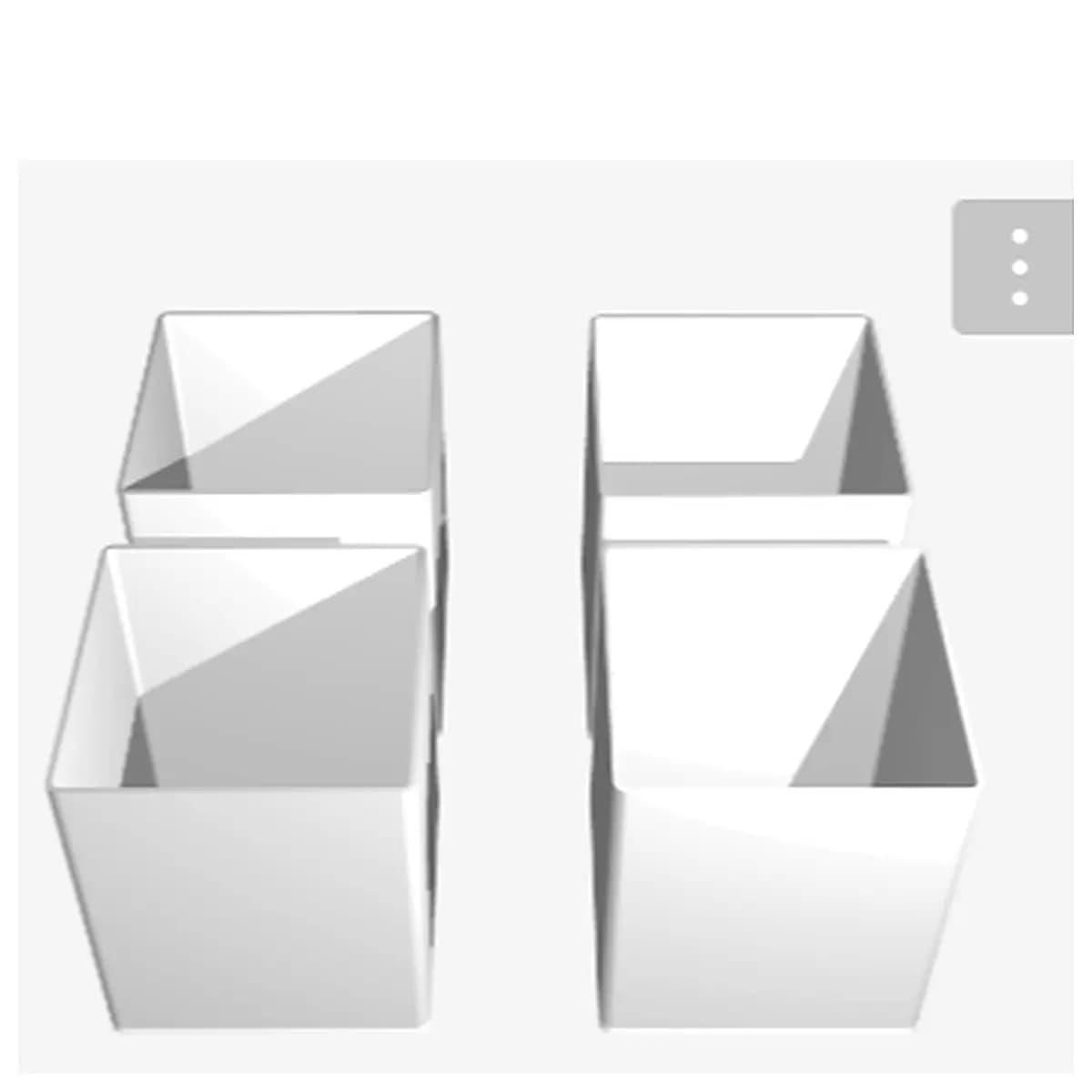 Square Pen Holder Desk Organizer Pen Case Pen Caddy Office Learning Supplies Storage Solutions