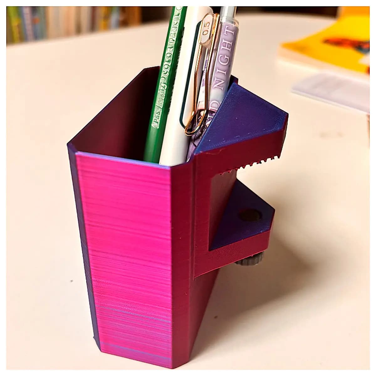 Desk Organizer Pen Holder Multi Function Storage Box Office Study Supply Holder Pencil Case Side Table Organizer Creative Storage Lazy Person Essentia