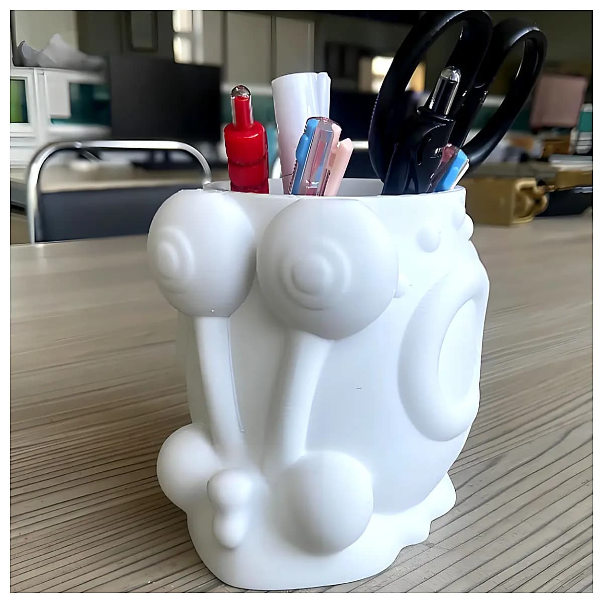 Pen Holder Organizer Desk Storage Box Pencil Case Stationery Holder Multi Purpose Pen Container for Students Office Variety of Pen Types