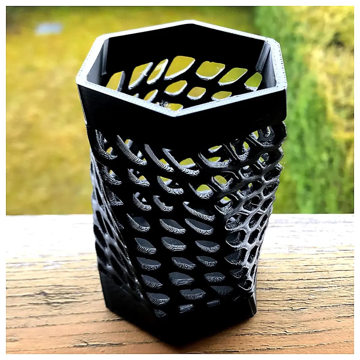 Voronoi Pattern Pen Holder Multi Function Creative Portable Pen Case Mobile Stand Office Study Accessories Grip Holder Pen Box