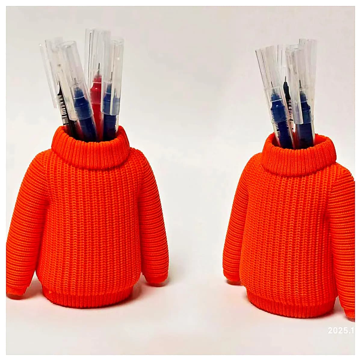 Knitted Sweater Pencil Holder Woven Yarn Organizer Home Decor Gift Box Office Desk Storage Knitting Accessory Holder