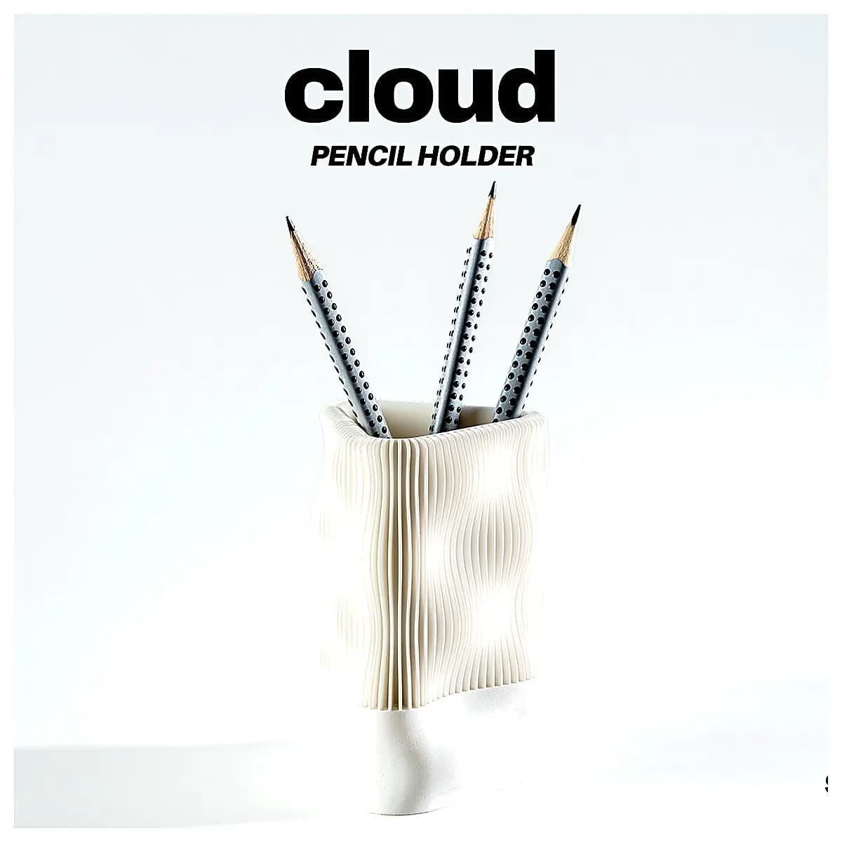 Cloud Pen Holder Creative Portable Pen Bag Student Stationery Organizer Pen Case Accessories Learning Supplies Office Storage Simple Design