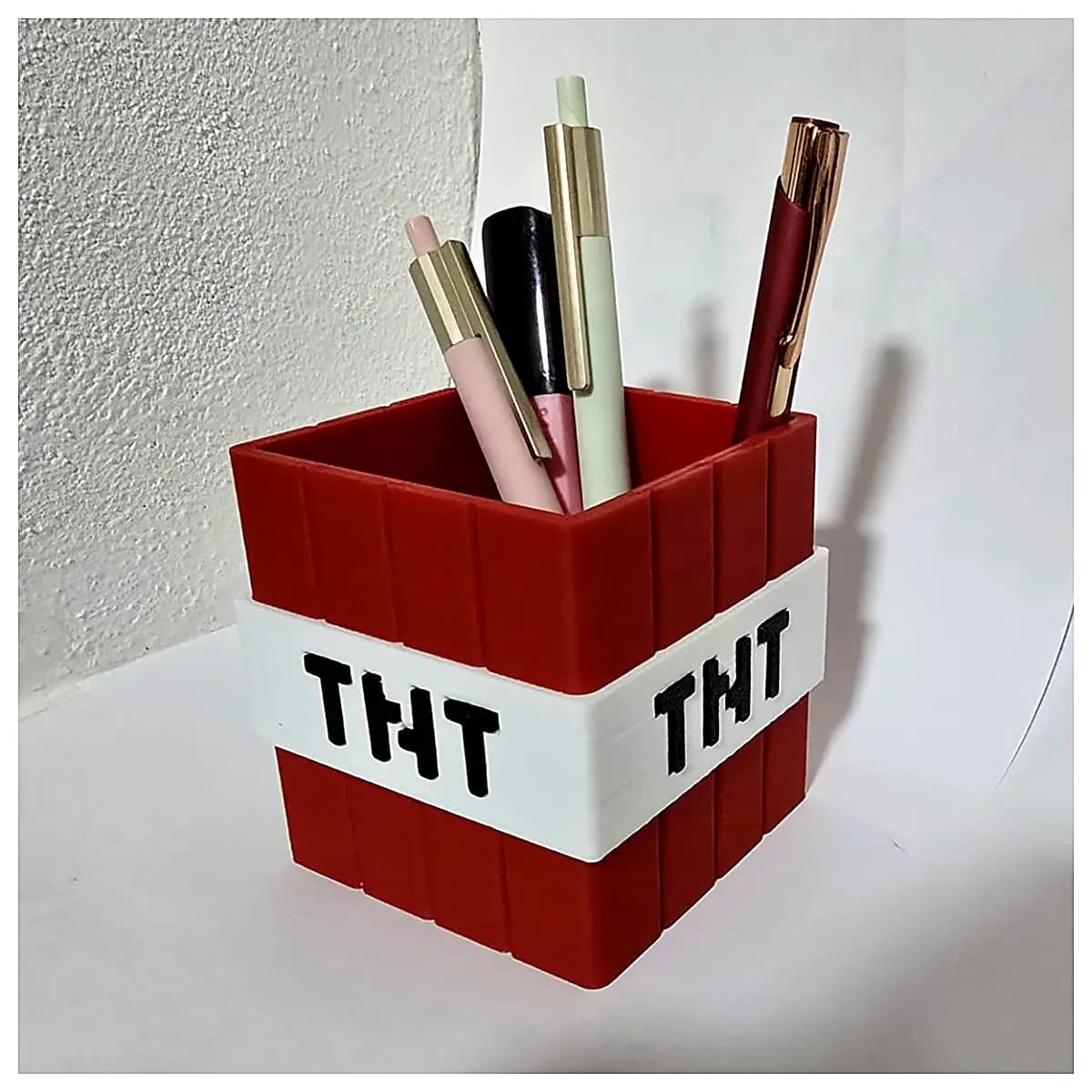 Toy Pencil Holder Creative Storage Box Desktop Decoration Building Block Stand Multi Function Shelf Desk Organizer Toy Storage