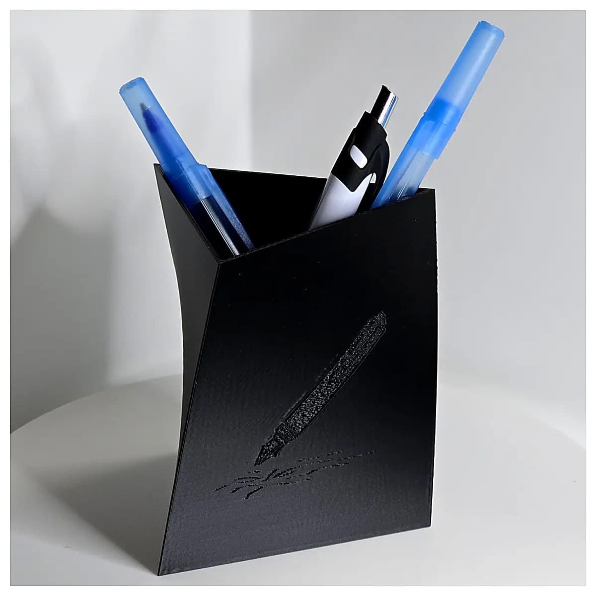Pen Holder Creative Portable Pen Case Student Backpack Accessories Pen Box Office Learning Supplies Multi Function Organizer Pen Case Holder