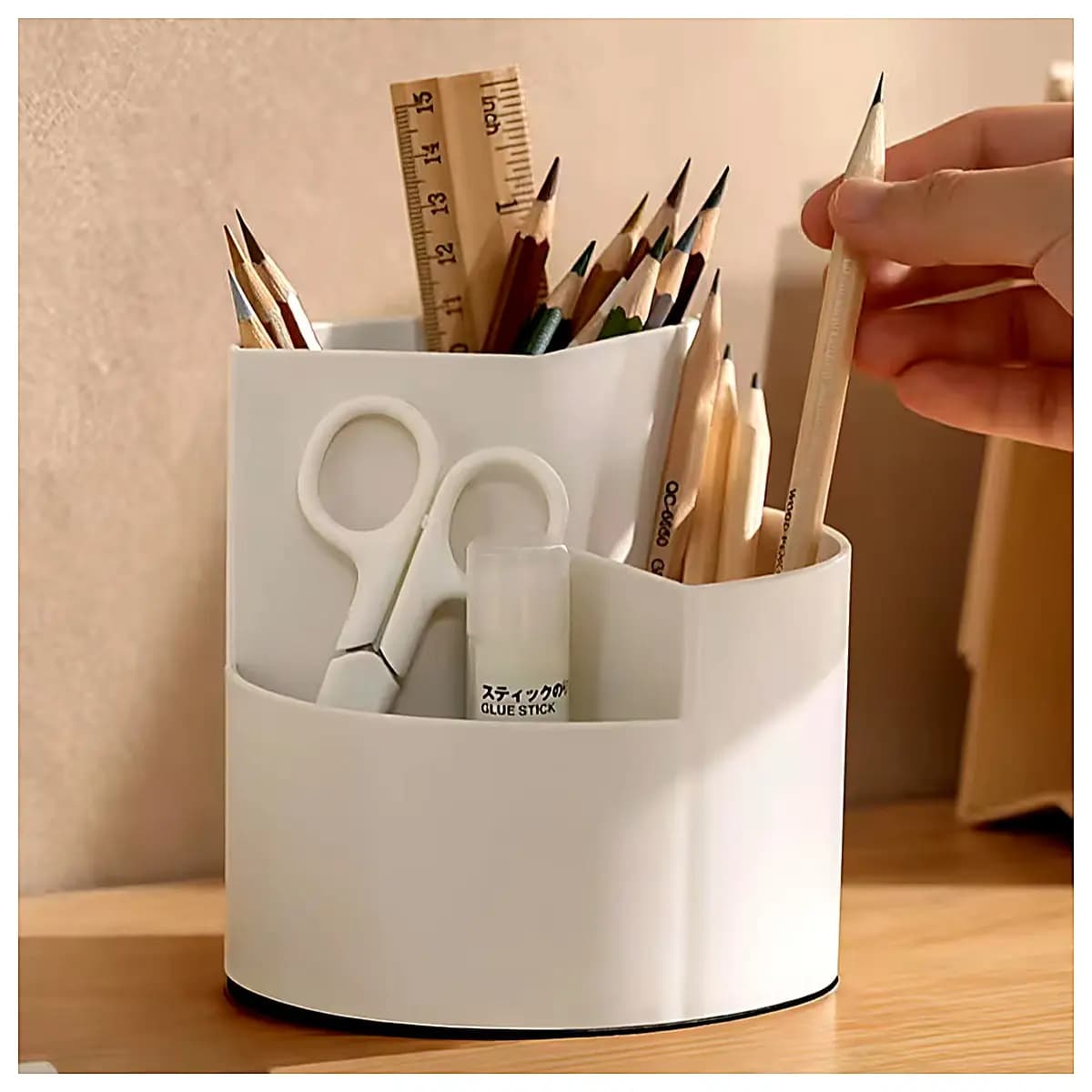 Pen Holder Student Portable Writing Accessories Pen Case Pencil Pouch Office Learning Supplies Multi Function Pen Case Simple Design Suitable for Stud