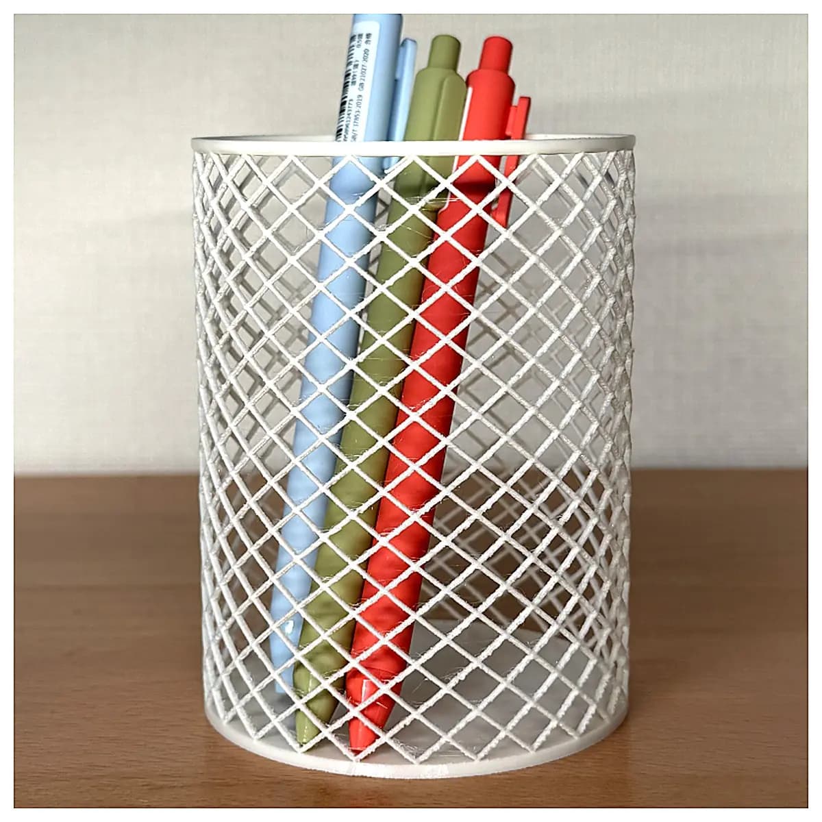 Carved Pencil Holder Slim 8cm Wide 10cm High 1 5mm Paper Creative Writing Accessory Office School Supplies Narrow Pen Box