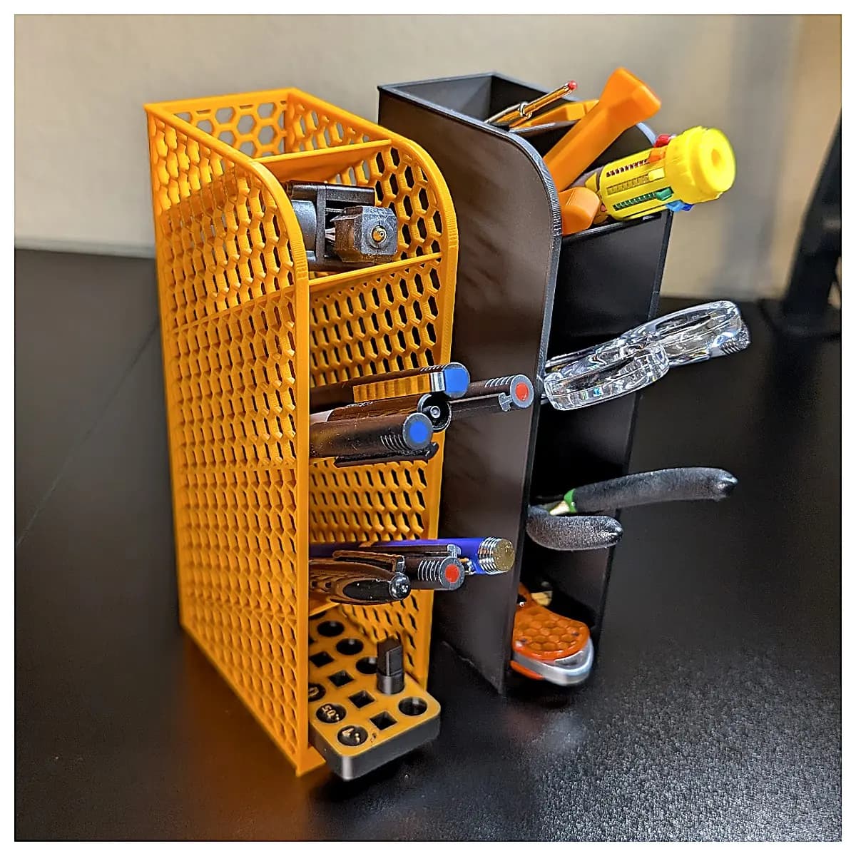 Multi Functional Vertical Pen Holder Desk Organizer Storage Box Space Saving Creative Storage Solutions for Office Study