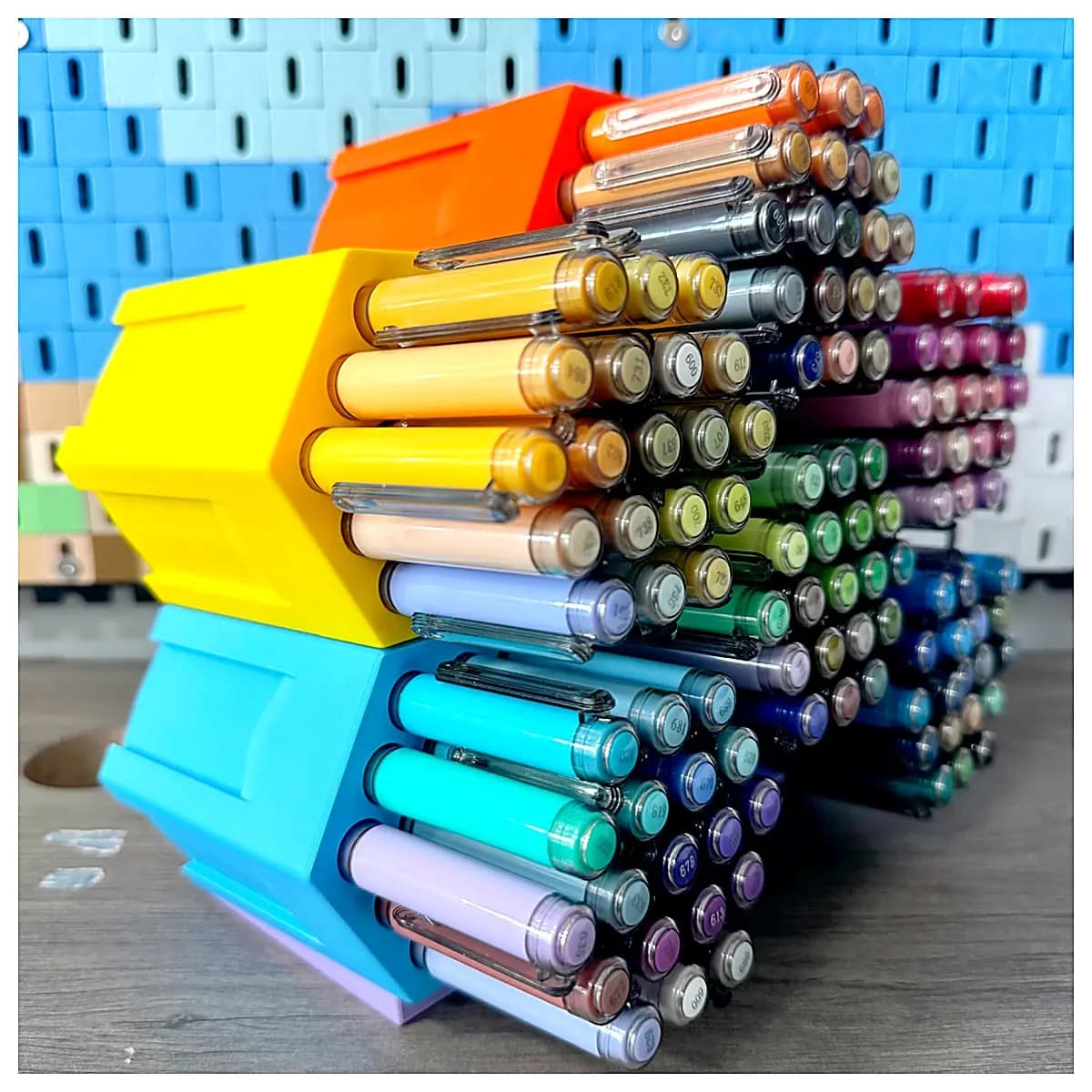 Honeycomb Storage Box Multi Layer Pen Holder Organizer Desk Drawer Accessory Stationery Supplies Bulk Pencil Case Home Storage