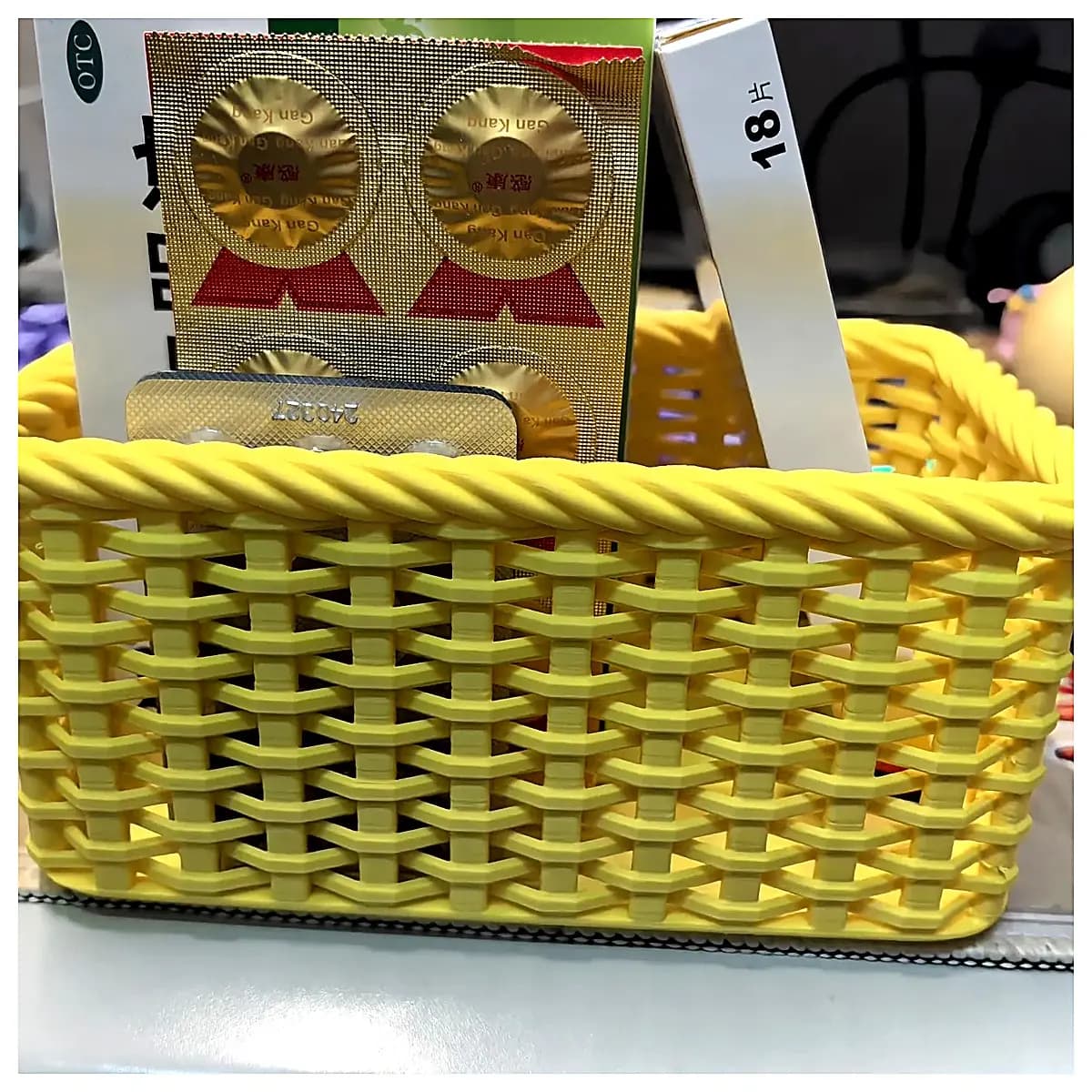 Storage Box Pen Holder Basket Container Frame Organizer 16x9x8 Internal Storage Creative Home Decor