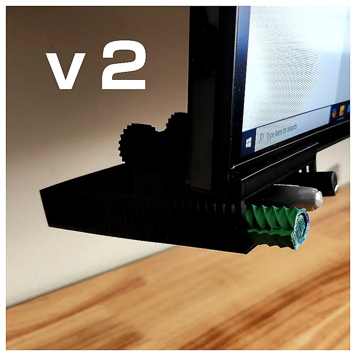 Monitor Stand Pen Holder Desktop Organizer Stabilizing Bracket Computer Accessories Office Supplies Pen Holder Stand Support