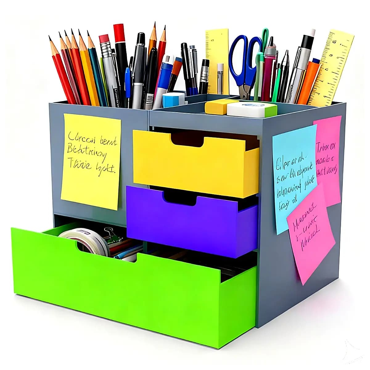 Pen Holder Creative Portable Pen Case Student Backpack Accessories Pen Box Organizer Phone Stand Multi Function