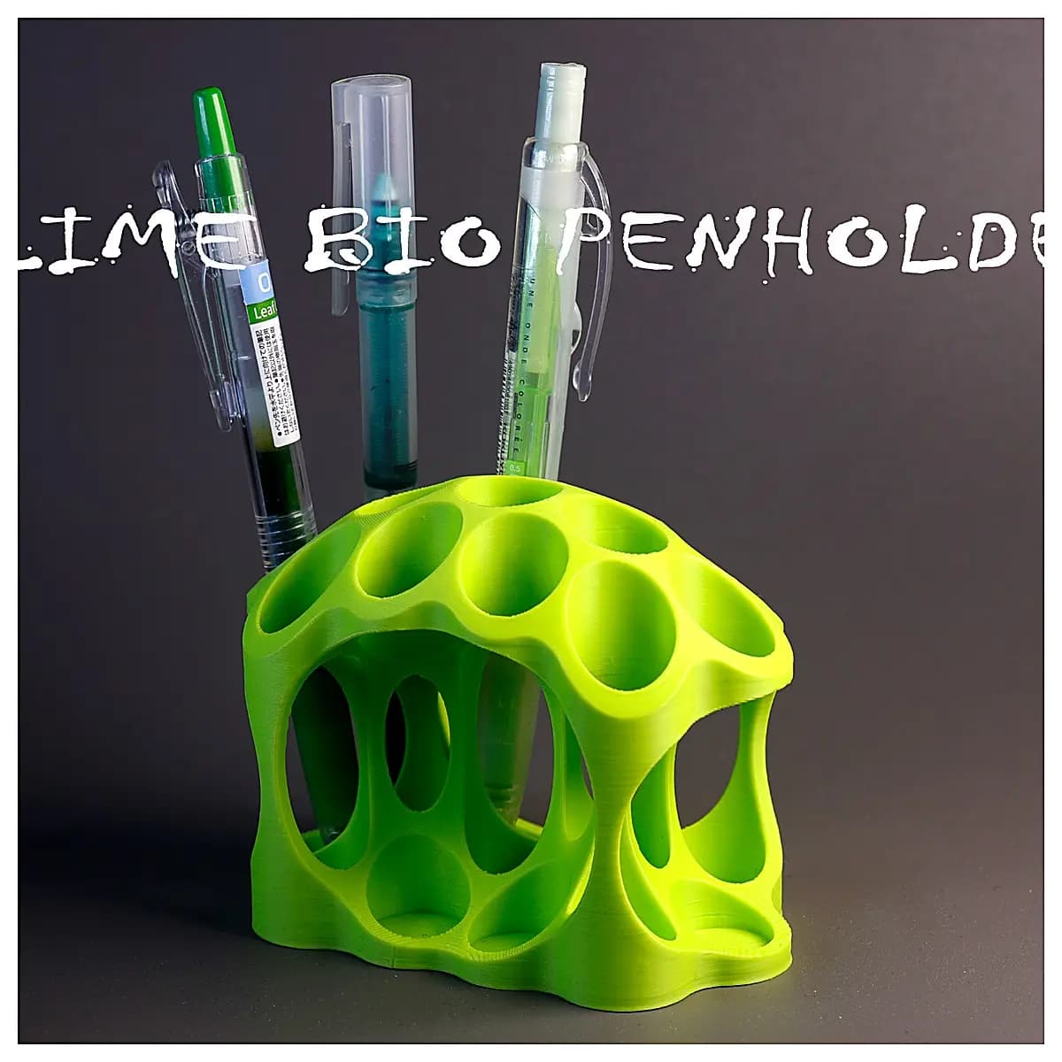 Slime Biotic Pen Holder Creative Pen Organizer Student Gift Desktop Decoration Creative Stationery Multi Function Pen Case