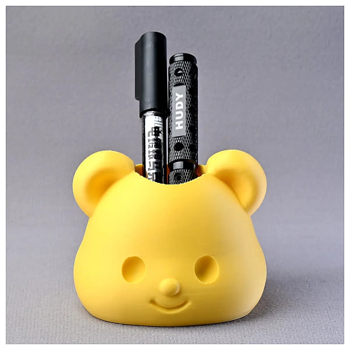 Butter Bear Pencil Holder Creative Storage Box Kids Gift Toy Accessories Desktop Decoration Supply Snack Box