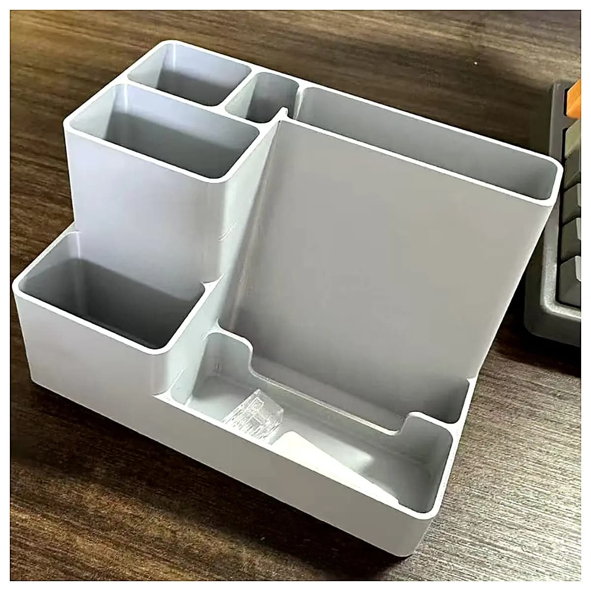 Desktop Organizer Pen Holder Multi Function Shelf Desk Accessories Storage Box Office Table Organizer Decorative Holder