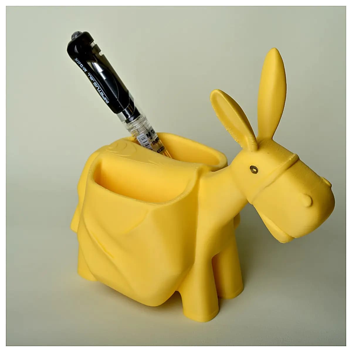 Little Donkey Pencil Case Storage Box Organizer Multi Function Desk Organizer Student Stationery Box Creative Storage Container