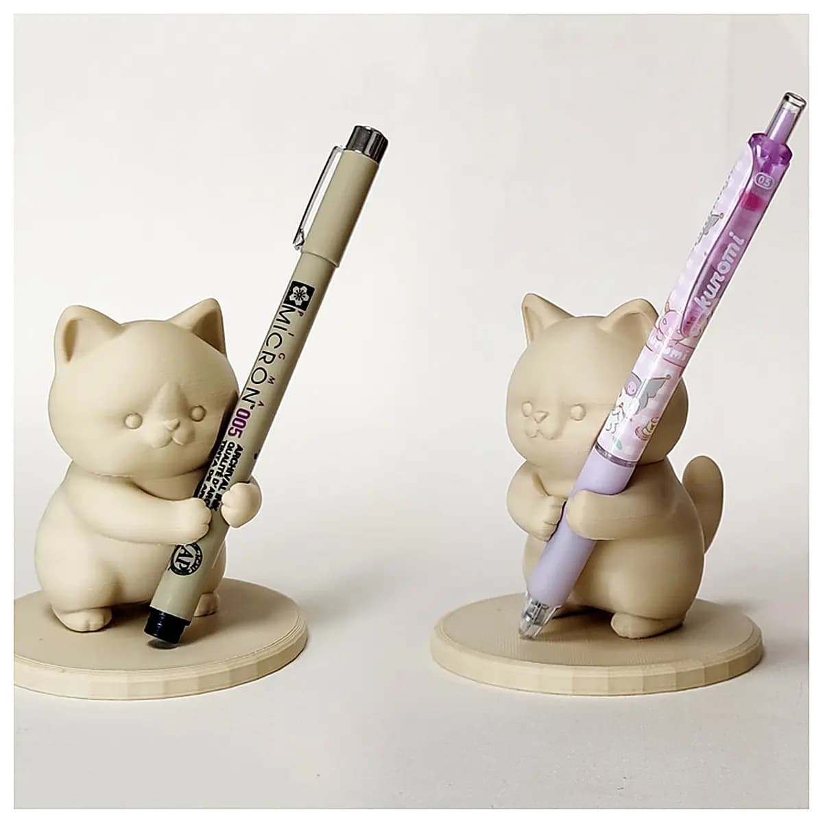 Cat Desk Organizer Cute Pencil Holder Creative Kitten Decoration Office Supplies Desk Storage Box Small Accessories Pet Gift
