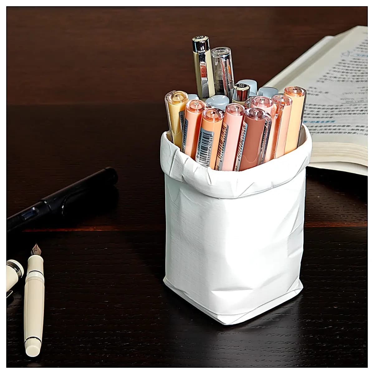 Cloth Bags Pens Holders Paper Bags Creative Storage Bags Eco Friendly Shopping Bags Multi Purpose Tool Set Home Organization Supplies