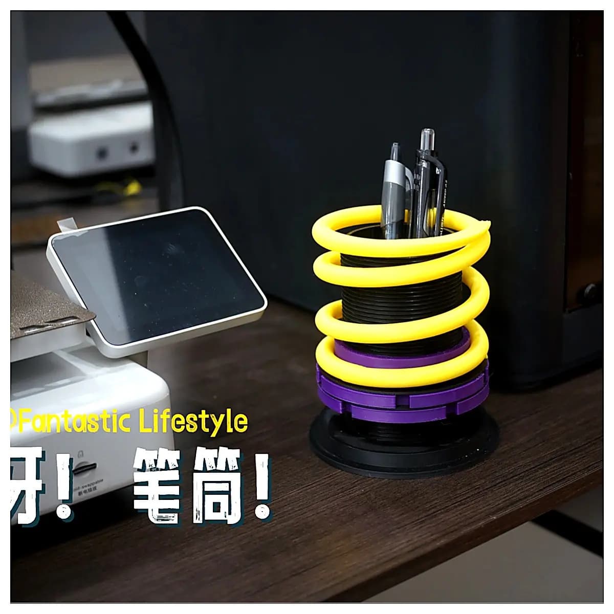 Pen Holder Shock Absorbing Mount Phone Stabilizer Holder Protective Case Phone Accessories Phone Stand Phone Organizer