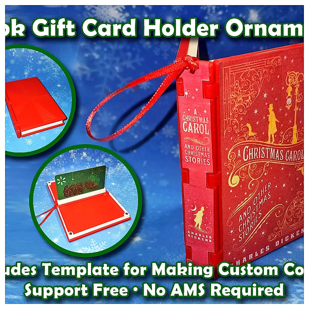 Book Gift Card Holder Display Shelf Book Organizer Hanging Decoration Book Storage Accessory Reading Room Decor Gift Card Case Creative Ornament