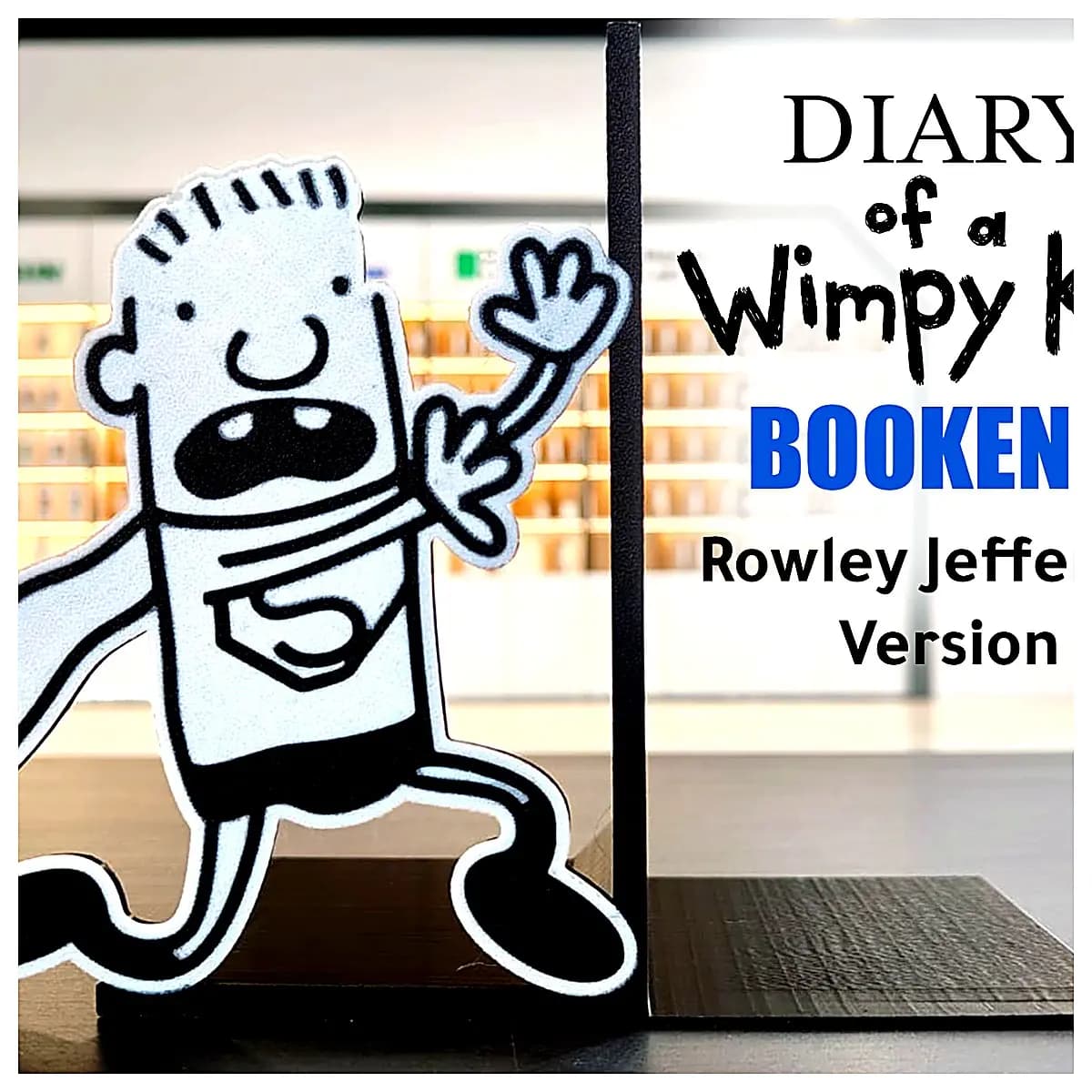 Little Boy s Diary by Larry Jeffersons Display Stand Model Toy Desktop Decoration Kids Puzzle Gift Creative