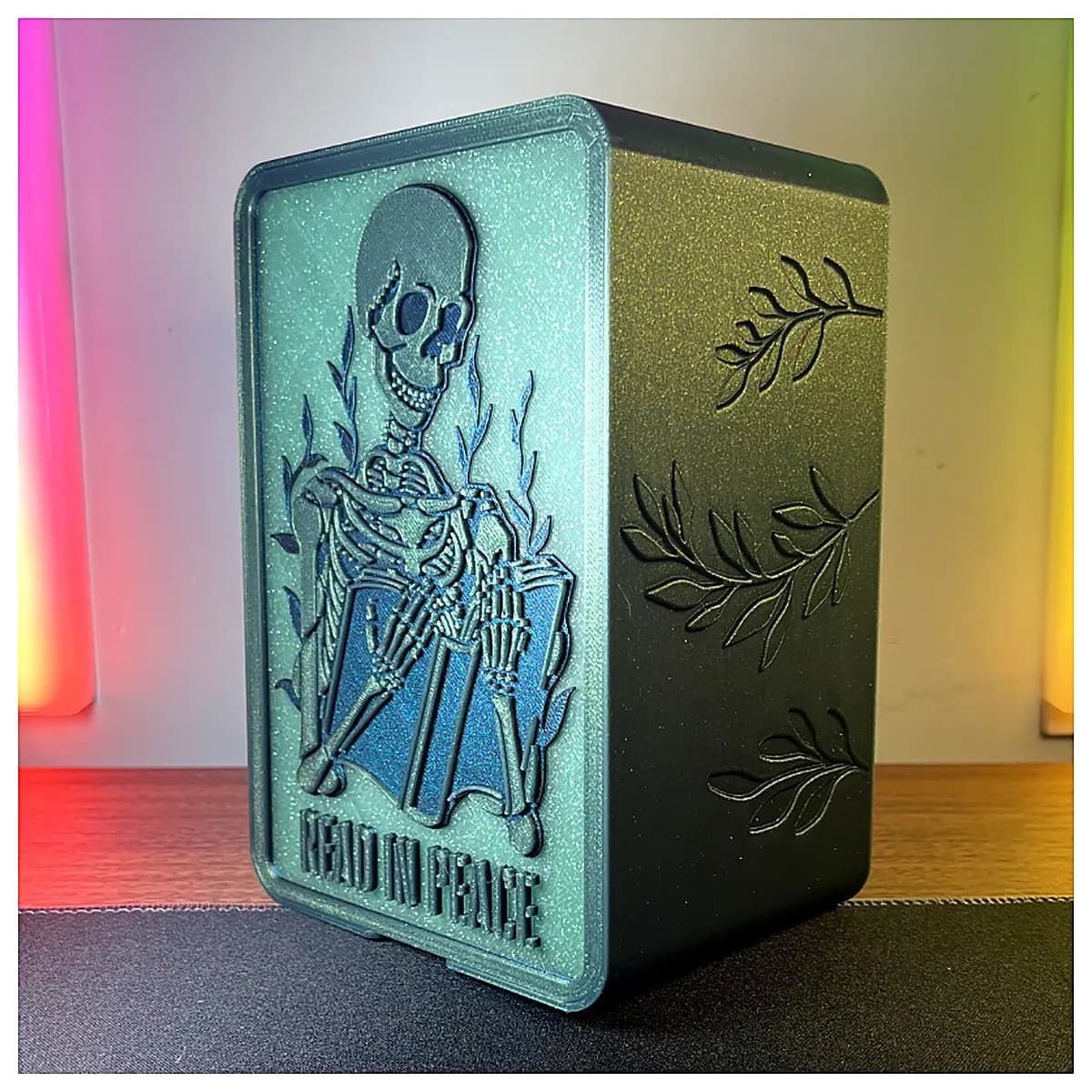 Ancestral Tablet Desk Decoration Storage Box Candle Holder Decorative Item Study Shelf Organizer Multi Function Storage Creative Gift