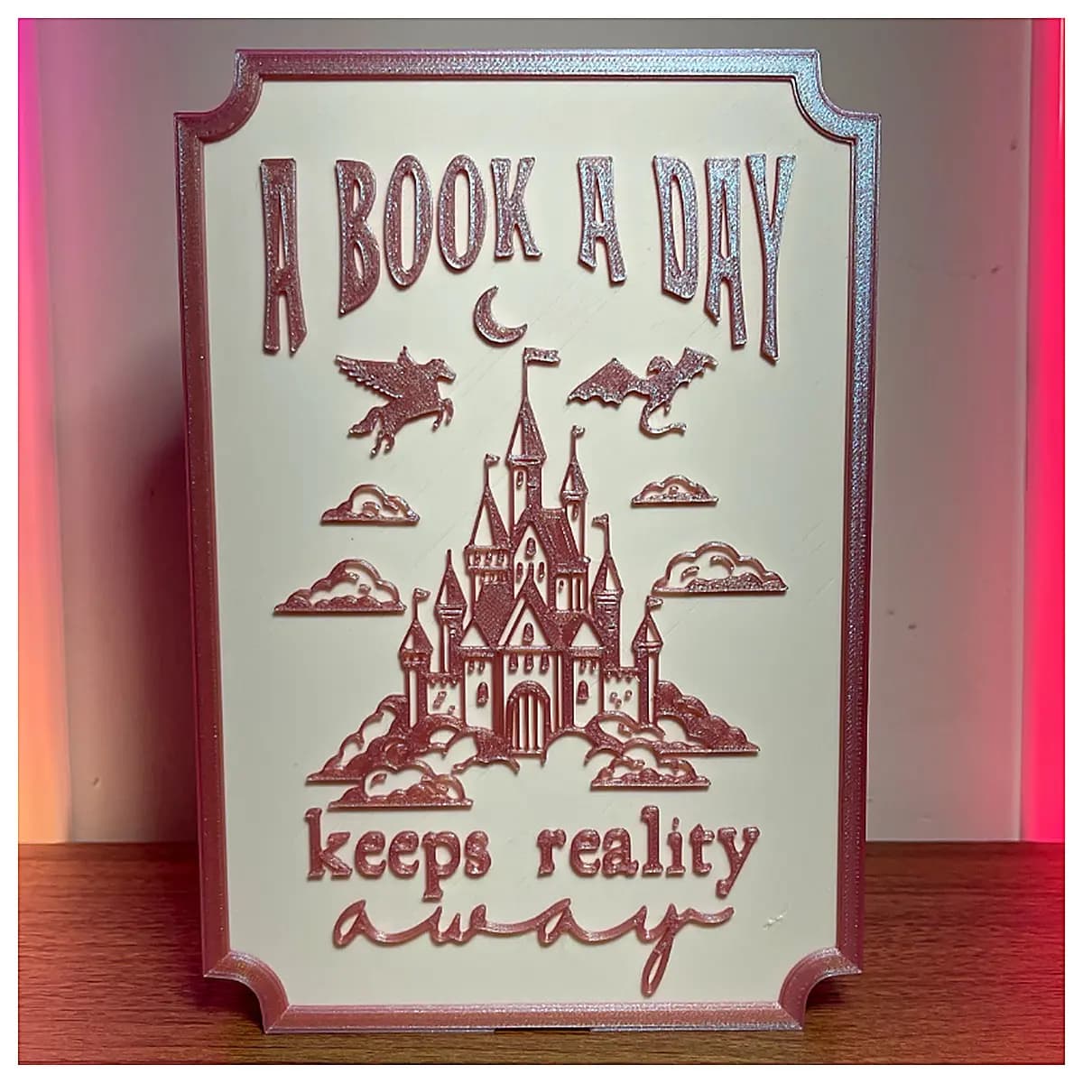 Daily Book Stand Display Book Holder Shelf Decoration Reading Accessory Book Display Piece Literary Accent