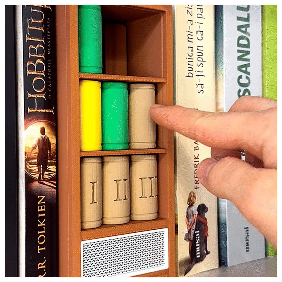 Secret Library Book Stand Model Shelf Decoration Study Room Ornament Book Holder Desktop Decoration Creative Gift Mini Book Display