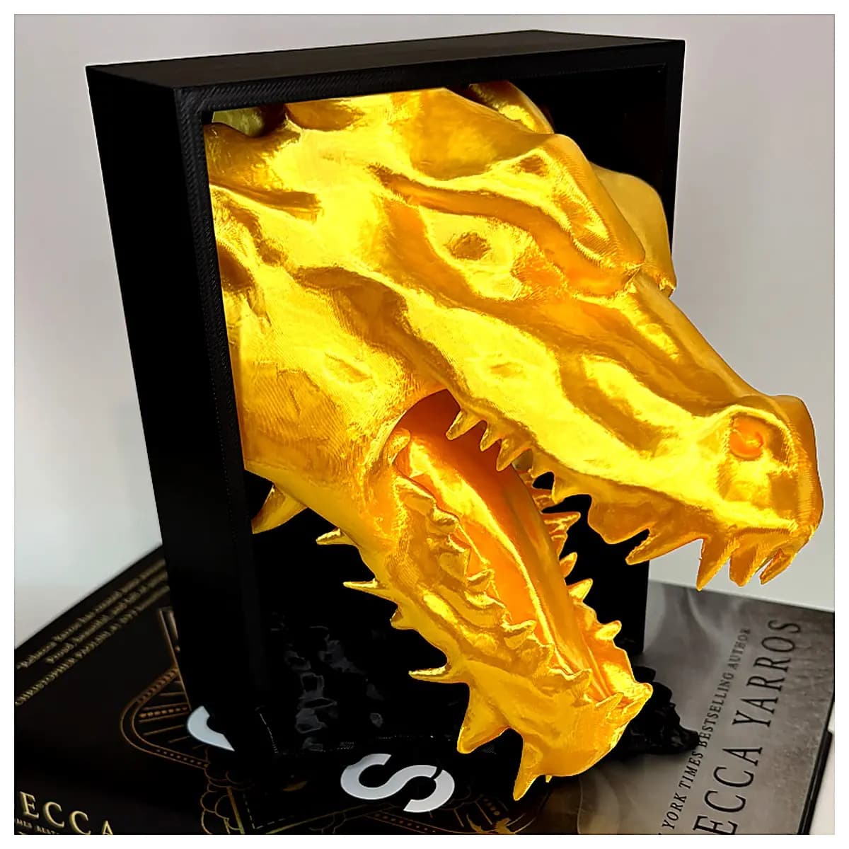 Book Stand Display Inspired by The Fourth Wing Book Display Decor Creative Book Arrangement Shelf Decoration Desk Ornament Placement Accessories