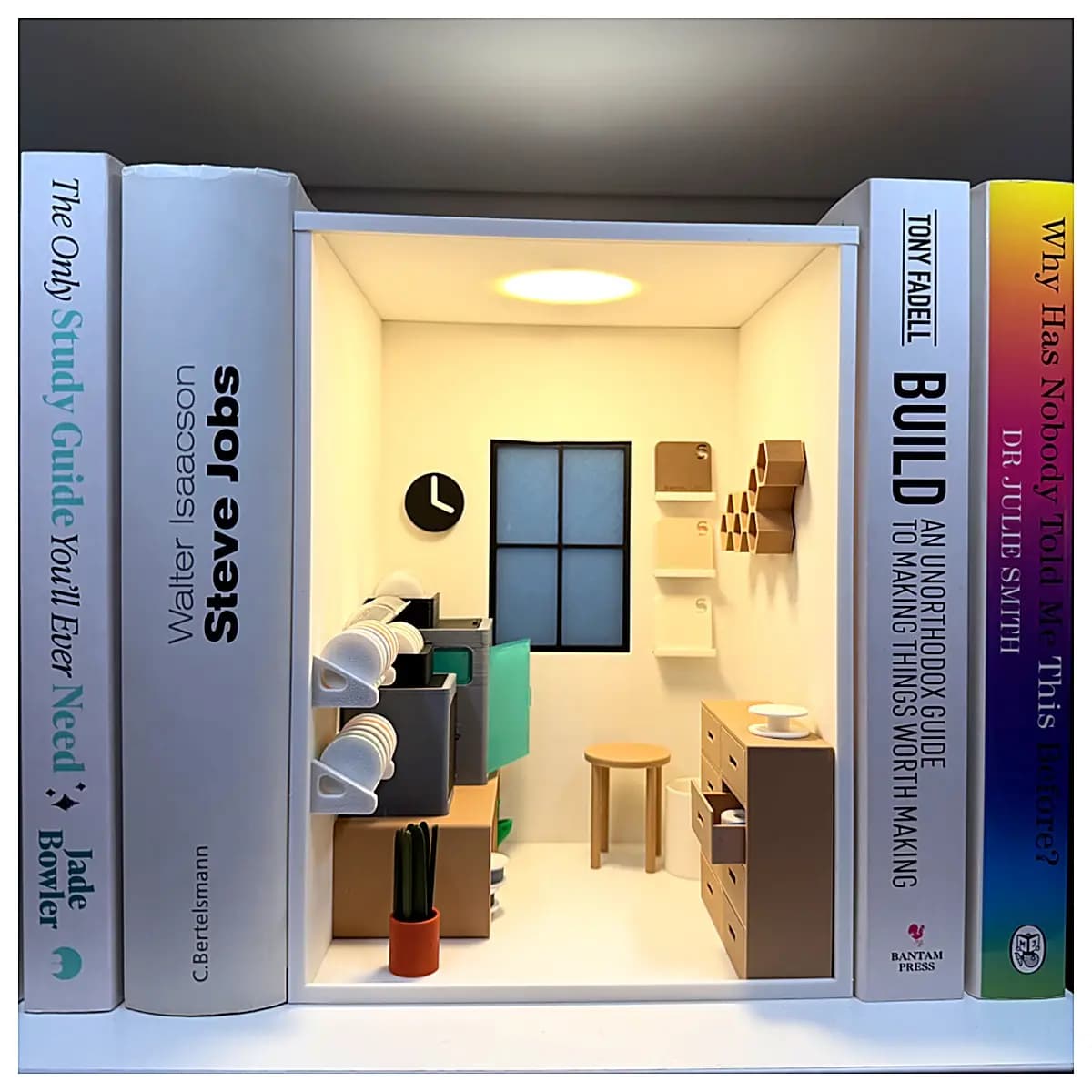 Creative Book Display Stands Upright Models DIY Book Arrangement Desk Decor IoT Book Display Creative Gifts