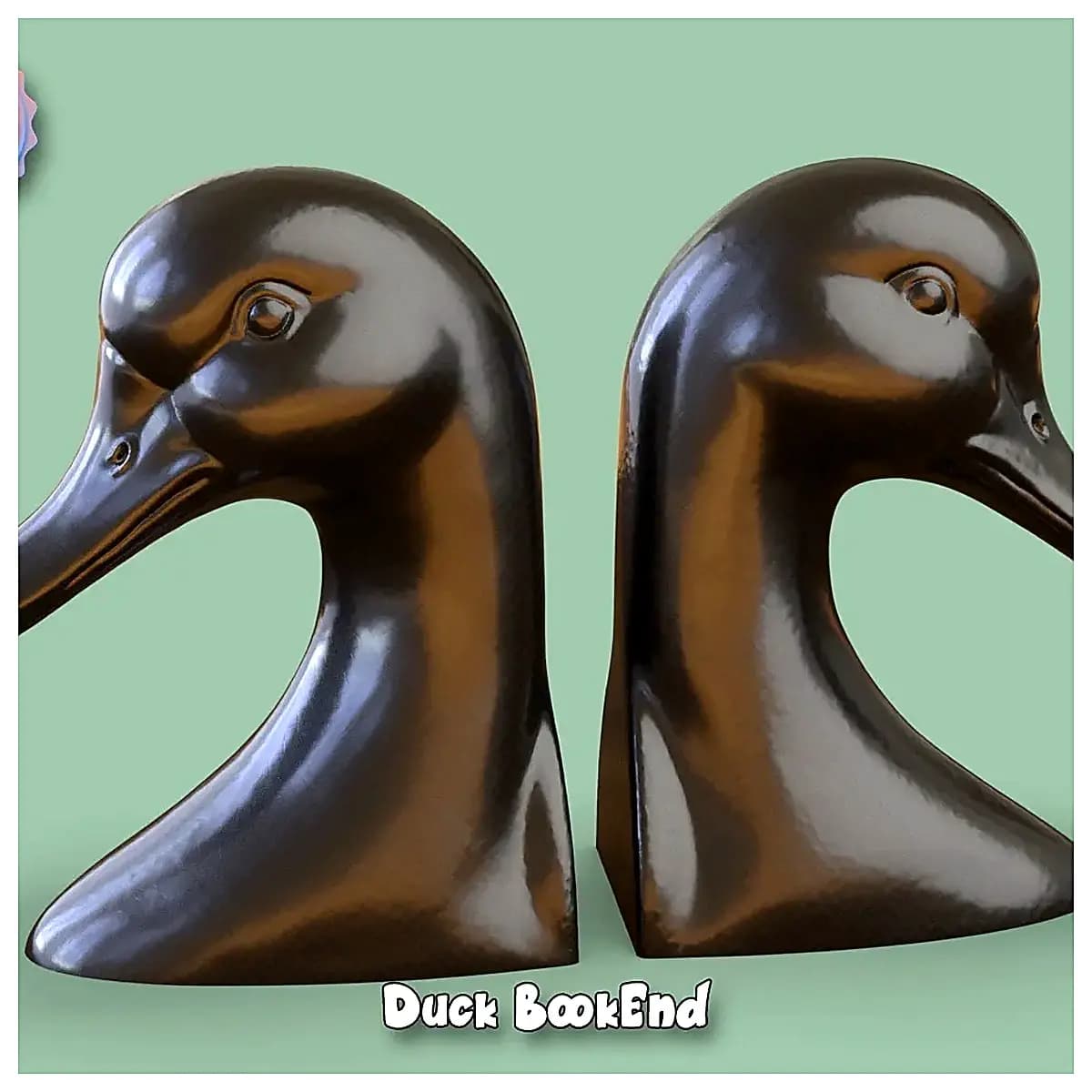 Duck Stand Figurine Toy Puzzle Creative Decoration Kids Learning Educational Toy Duck Stand