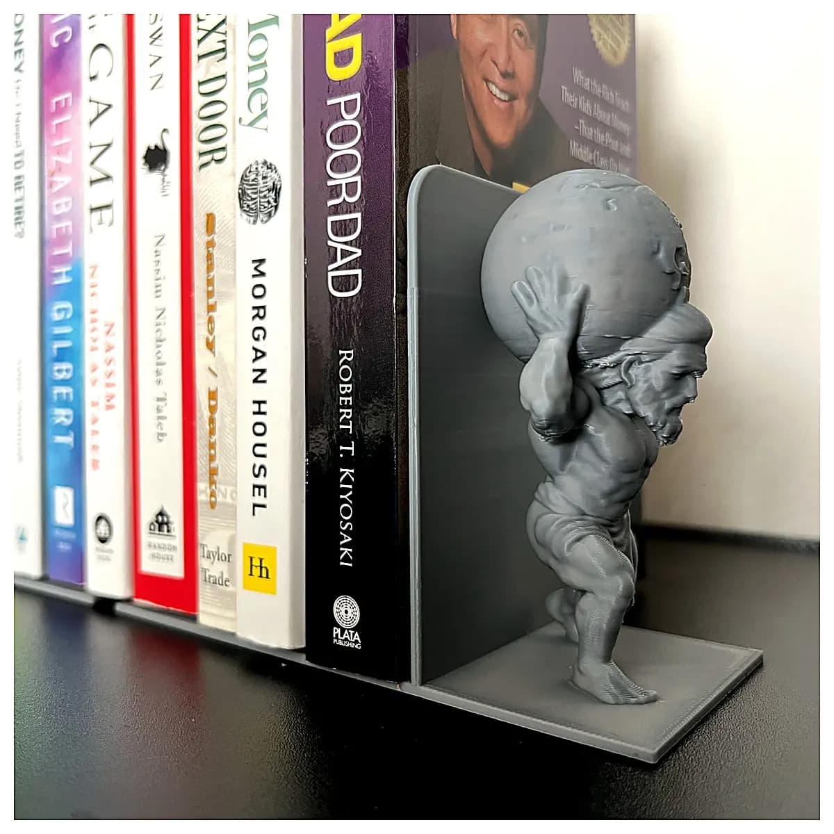 Greek Book Stand Protector Book Support Accessories Shelf Stabilizer Book Protection Stable Shelf Mythological Decoration