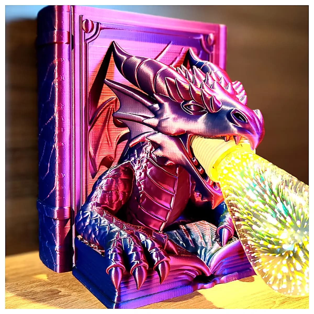 Dragon Figurine Bookstand Desk Sculpture Decoration Reading Stand Dragon Culture Ornament Office Desk Decoration Dragon Decor